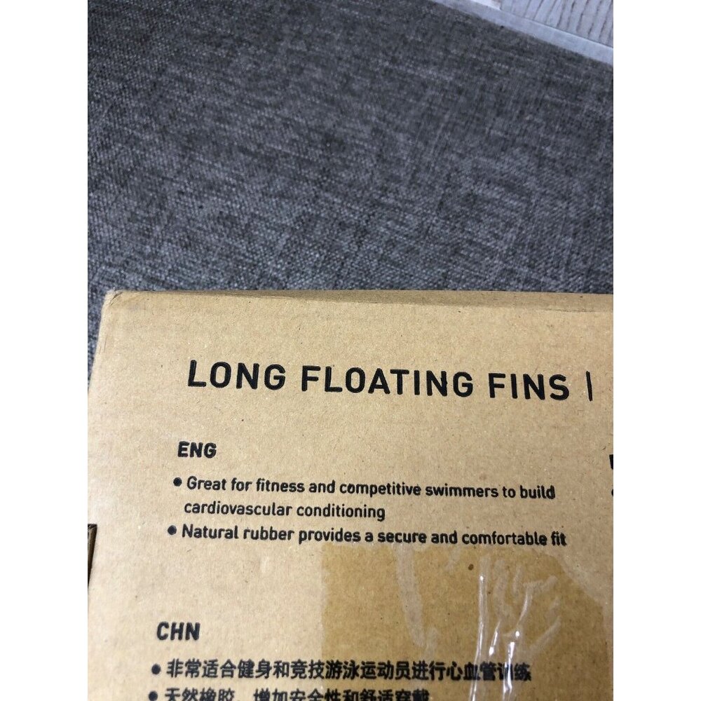 Finis Black Red Long Floating Fins for Swim Snorkeling Size Small Men 3-5 W 4-6 - Picture 5 of 6